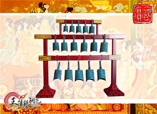 16件套系編鐘、編磬、特鐘、特磬，堂廟祭典用品